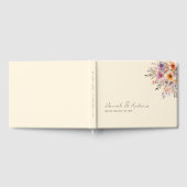 Livre D'or Bouquet, Fleur, Mariage, Beige (Complet)