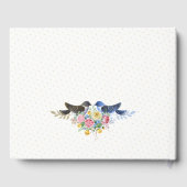 Livre D'or Bouquet Inséparables & Fleurs colorées (Verso)