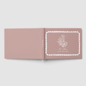 Livre D'or Bouquet rose floral Mariage à bascule (Complet)