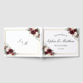 Livre D'or Bourgogne rose rose rose Mariage de verdure (Complet)