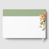 Livre D'or Branche avec mariage fleuri fleuri (Verso)