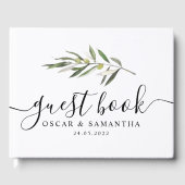 Livre D'or Branche verte d'olive simple (Recto)