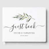 Livre D'or Branche verte d'olive simple (Recto)