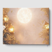 Livre D'or Branches élégantes Lanterne rustique (Verso)