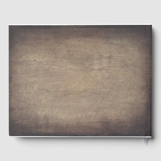 Livre D'or Branches vertes Mariage campagnard rustique (Verso)