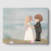 Livre D'or Bride and Groom on a Beach (Verso)