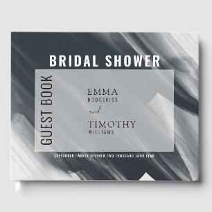 Livre D'or Brosses modernes, noires et grises