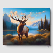 Livre D'or Bull Elk à Mountain Lake Memorial (Verso)