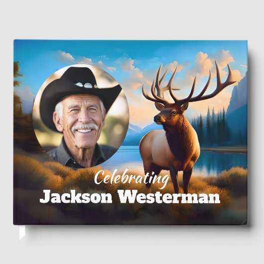 Livre D'or Bull Elk à Mountain Lake Memorial (Recto)