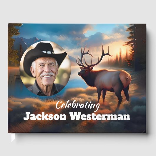 Livre D'or Bull Elk à Mountain Sunset Memorial (Recto)