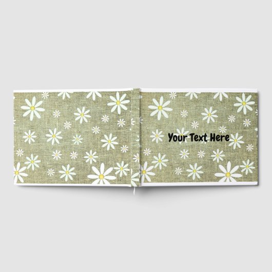 Livre D'or Burlap Daisy (Complet)