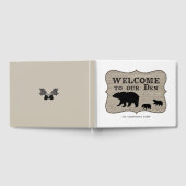 Livre D'or Cabane Ours Rustique (Complet)