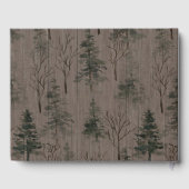 Livre D'or Cabine de vacances Rustic Woodland Guestbook (Verso)