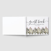 Livre D'or Cactus d'aquarelle verte moderne (Complet)