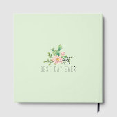 Livre D'or Cactus Succulent Wreath Rustic Boho Garden Wedding (Verso)