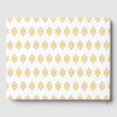 Livre d'or Cadeau Broderie Or Blanc (Verso)