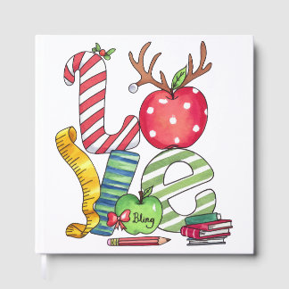 Livre D'or Cadeau pour Enseignant | Crayon Pomme d'Amour