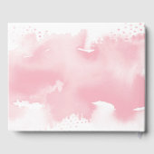 Livre D'or Cadeau spécial aquarelle rose mignonne lettrage ma (Verso)