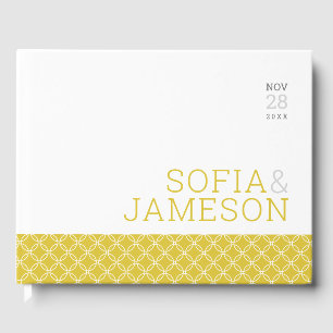 Livre D'or Cadeau spécial simple moderne jaune moutarde