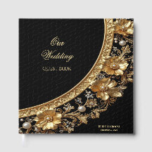 Livre d'or Cadre Orné Doré