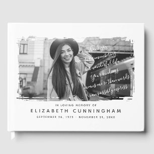 Livre D'or Cadre photo moderne et simple Memorial