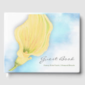 Livre D'or Calla jaune Lily Blue Sky location vacances (Recto)