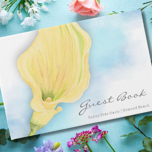Livre D'or Calla jaune Lily Blue Sky location vacances