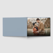 Livre D'or Calligraphie moderne Couple Photo Mariage (Complet)