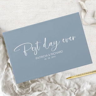 Livre D'or Calligraphie moderne Meilleur jour de mariage