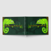 Livre D'or Caméléon vert mignon (Complet)