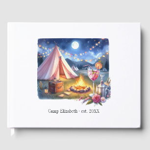 Livre D'or Camp Bride Glam Chic pour enterrement de vie de je