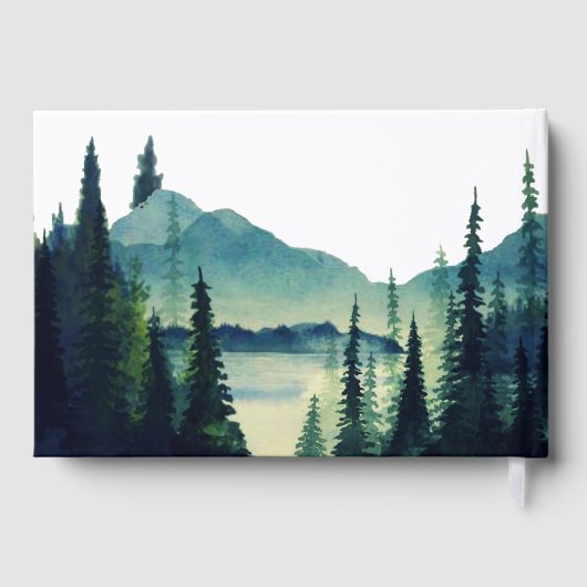 Livre D'or Camping Mariage Custom Guest Book (Verso)