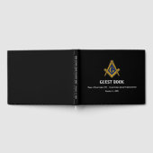 Livre D'or Carré de maçonnerie et boussole Black Freemasons (Complet)