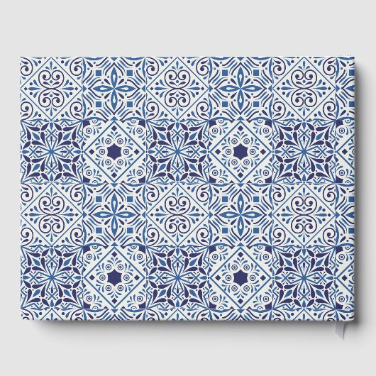 Livre D'or Carreaux bleus Mariages clients Réserver (Verso)