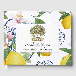Livre D'or Carreaux de Citron Italiens La Dolce Vita Mariage