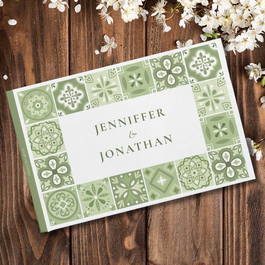 Livre D'or Carreaux espagnols verts