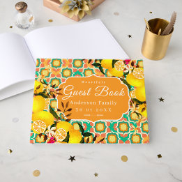 Livre D'or Carreaux méditerranéens au citron orange