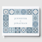 Livre D'or Carrelage espagnol bleu et gris (Recto)