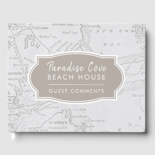 Livre D'or Carte Beach House Location de vacances Commentaire (Recto)