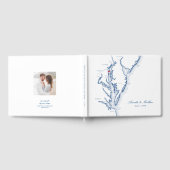 Livre D'or Carte de la baie Annapolis Chesapeake Mariage (Complet)