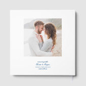 Livre D'or Carte du Wequassett Resort Cape Cod Mariage (Verso)
