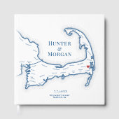 Livre D'or Carte du Wequassett Resort Cape Cod Mariage (Recto)