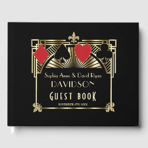 Livre D'or Casino Gold Black Art Déco Roaring Mariage des ann