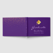 Livre D'or Casquette d'or violet Graduation (Complet)