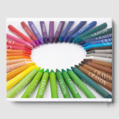 Livre D'or Ccrayons à craie colorée (Verso)