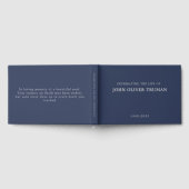 Livre D'or Celebrating Life of Personalized Memorial Funeral (Complet)