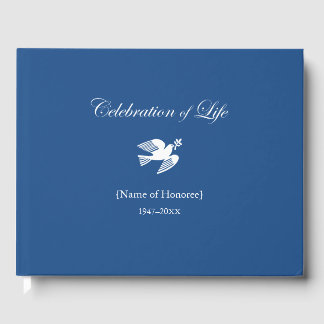 Livre D'or Célébration commémorative de la colombe de la paix