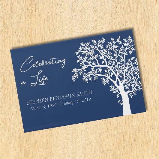 Livre D'or Célébration de la vie Arbre blanc