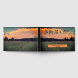 Livre D'or Célébration de la vie Coucher de soleil Tranquille