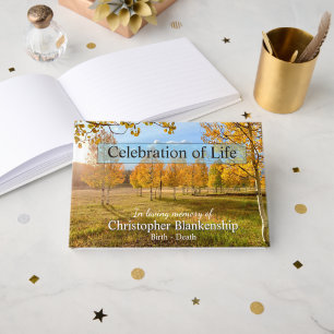 Livre D'or Célébration De La Vie Des Arbres De Tremble En Aut